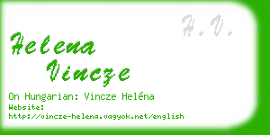 helena vincze business card